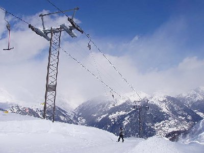 Kurz vor der Bergstation