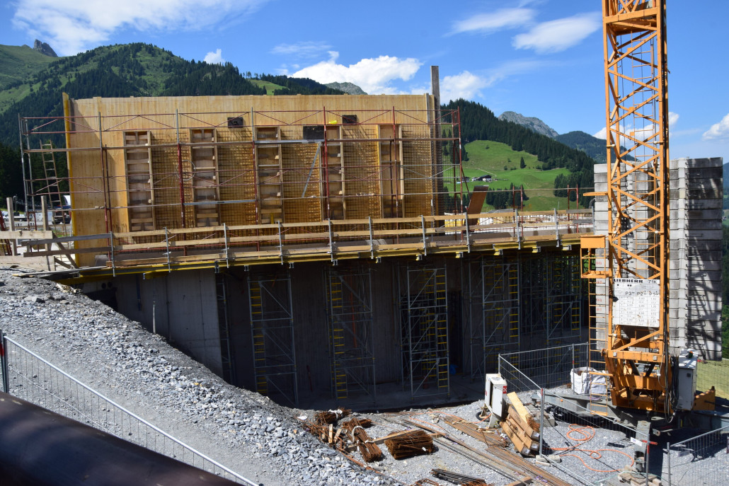Baustelle Mittelstation