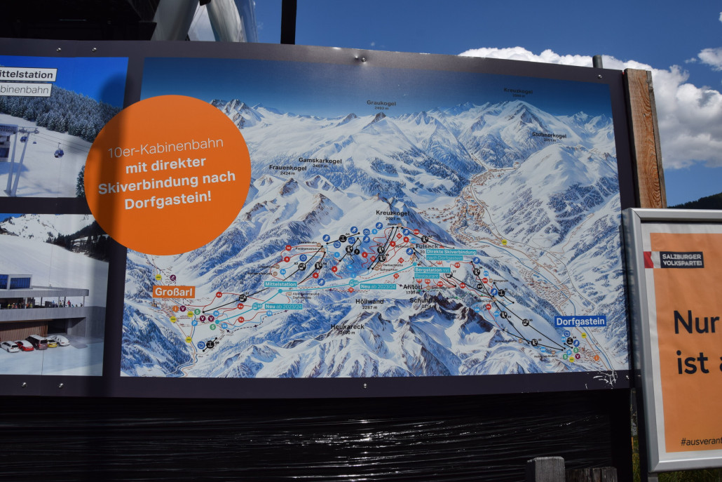 Werbung für die neue Bahn