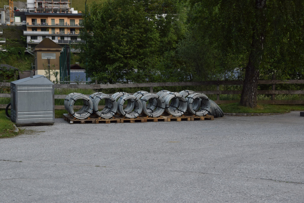 Sind die Drähte für die Stützen?