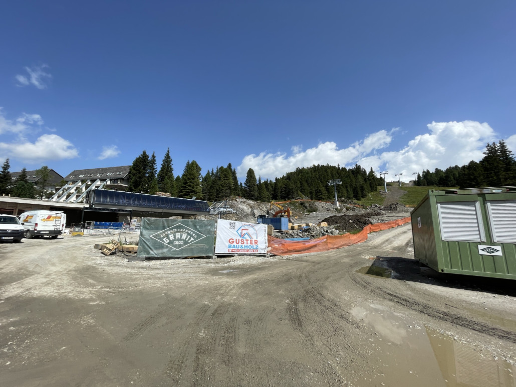 Wildkopfbahn Talstation mit Strecke