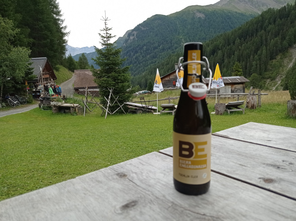 Bergkiosk in Griosch (Engadin) am 27.07.