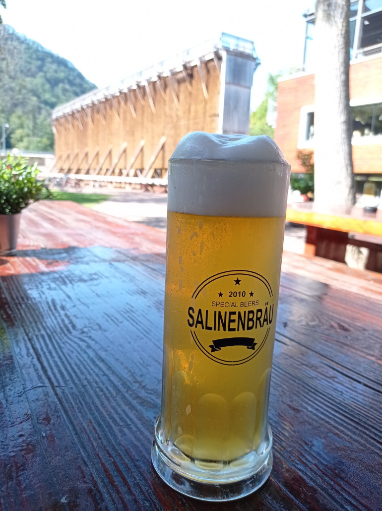 18.08.: Kurztrip nach Bad Kreuznach (an der Nahe) mit einem enorm süffigen Hellen aus der Salinenbräu.