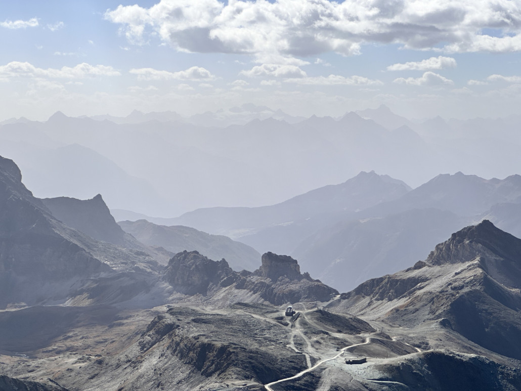 Blick nach Italien mit Bec Carré