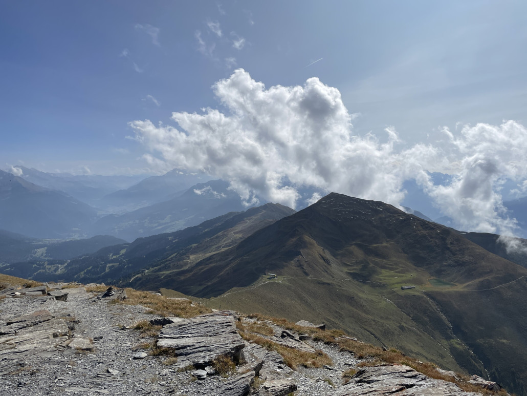 ...und die Sicht 'gen Süden.