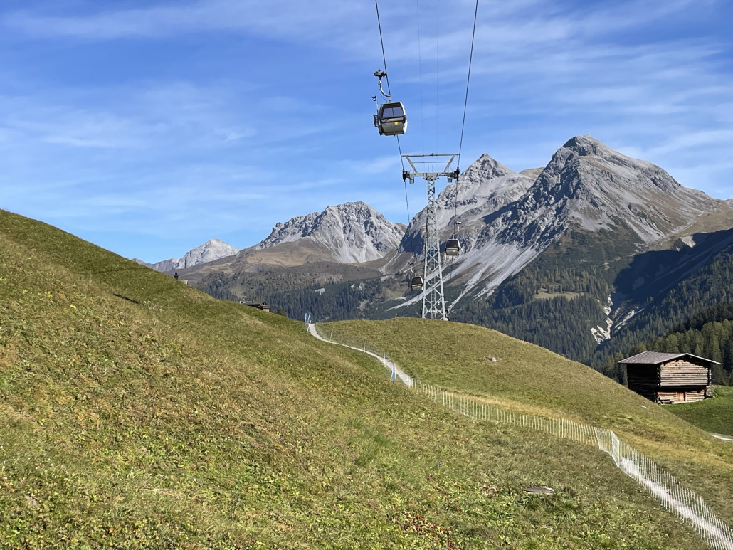 Der Hörnli Express, der uns zurück auf das Hörnli bringen wird.