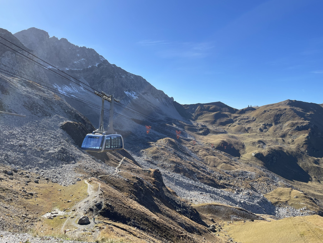 Urdenbahn, welche wir zurück zum Urdenfürggli nehmen werden.