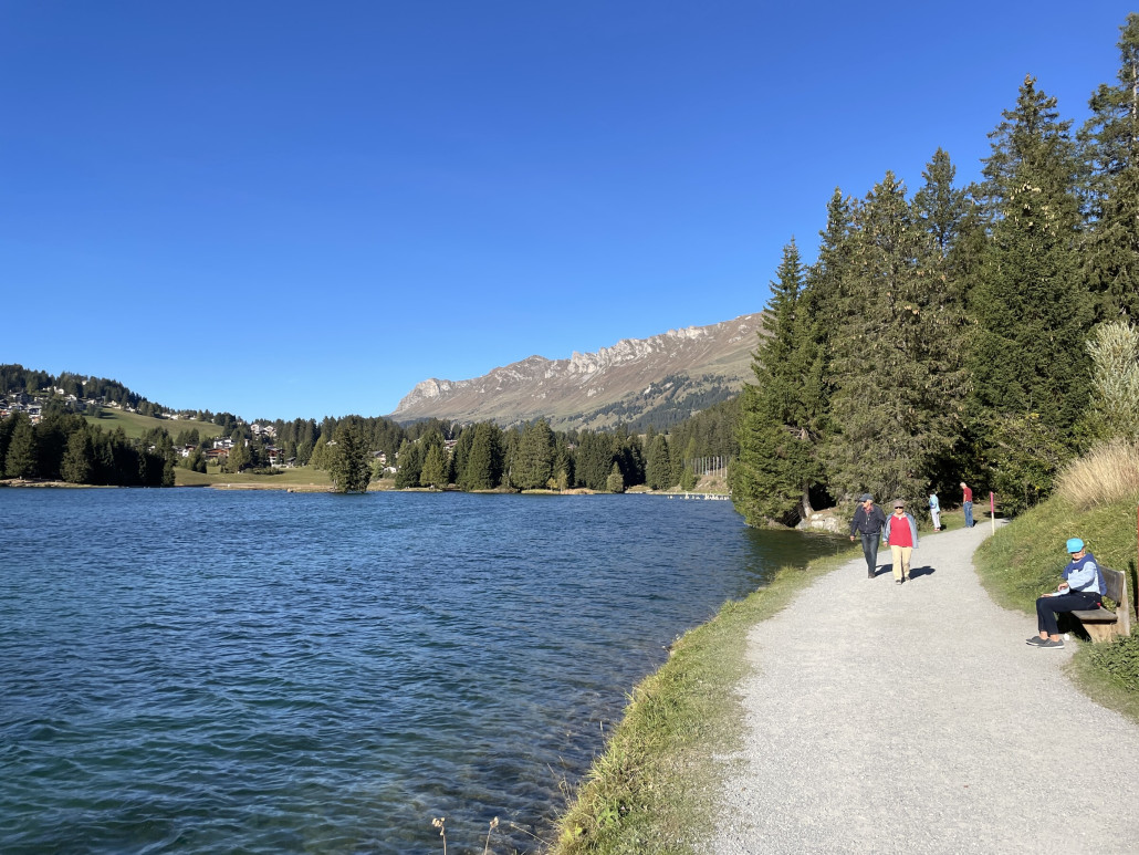 Und entlang des Heidsees geht es zurück nach Hause.