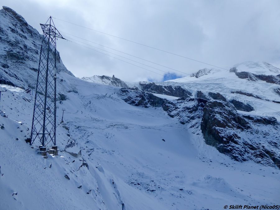 Stollenausgangpiste und die Überreste der Egginer Skilifte