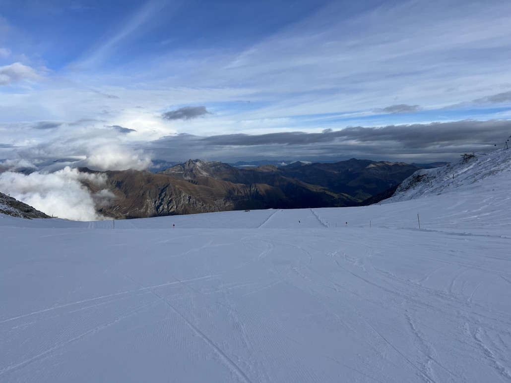 Der Schnee ist im oberen Bereich wirklich gut