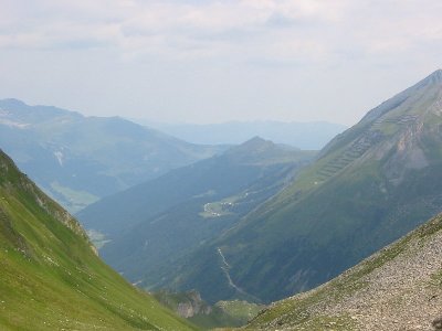 Blick vom Grad ins Zillertal