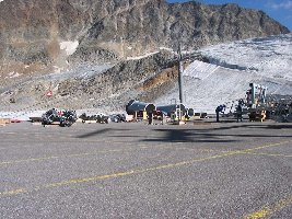 Stützenteile und Rollenbatterien