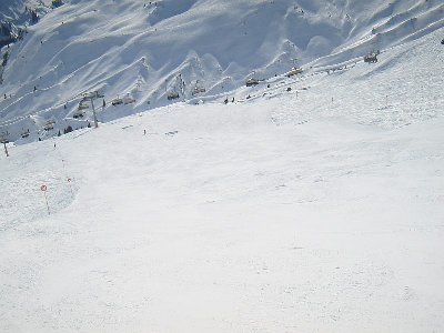 Auch am Nachmittag noch gut zu fahren: Steinmähder