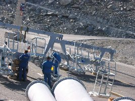 Neue Stützenköpfe für die 4KSB Rettenbachjoch