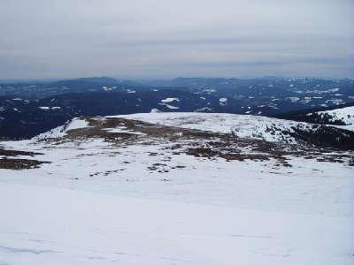 Blick von der Bergstation des 6-CLD Steinbachalm Richtung Süden