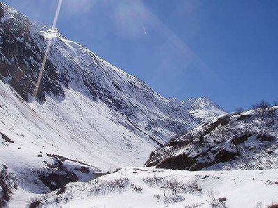 Gotthard Passstrasse Richtung Passhöhe