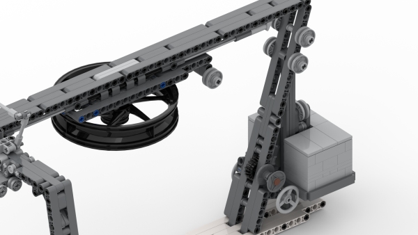 Zoom zur Seilwindenkonstruktion.