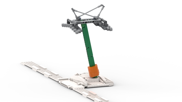 Lego Technic Schräg-T-Stütze - Variante B.