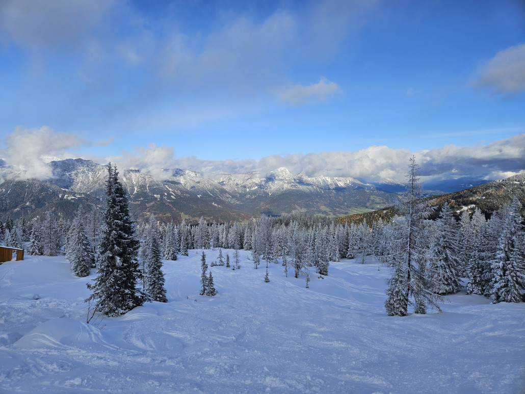 Schneefreies Ennstal