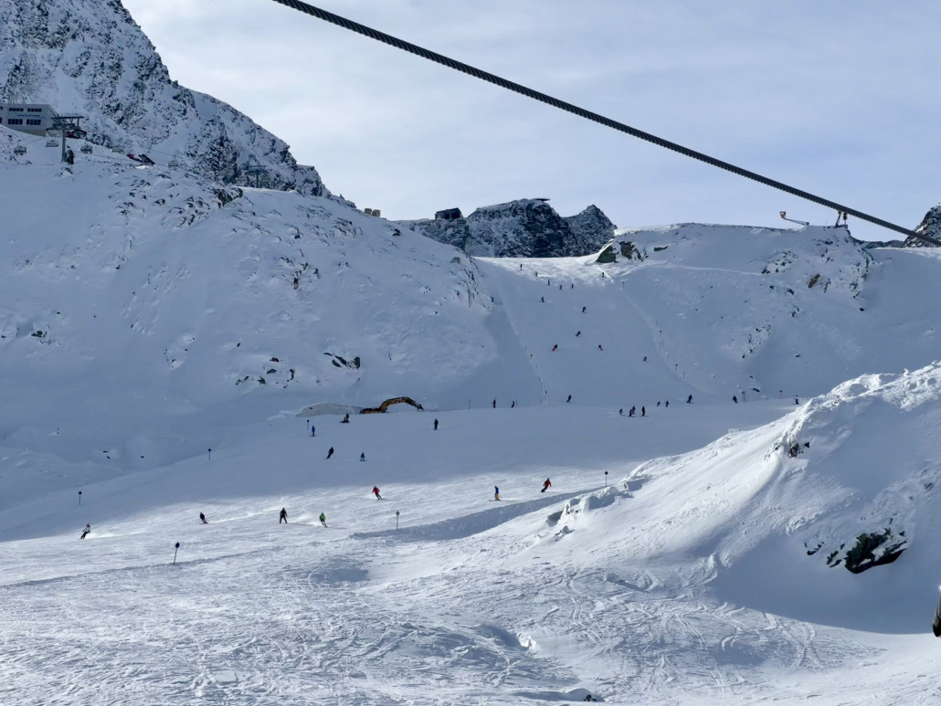 Neu modellierte Piste