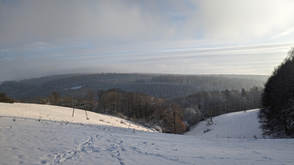 Heute schaffte es mal die Sonne.