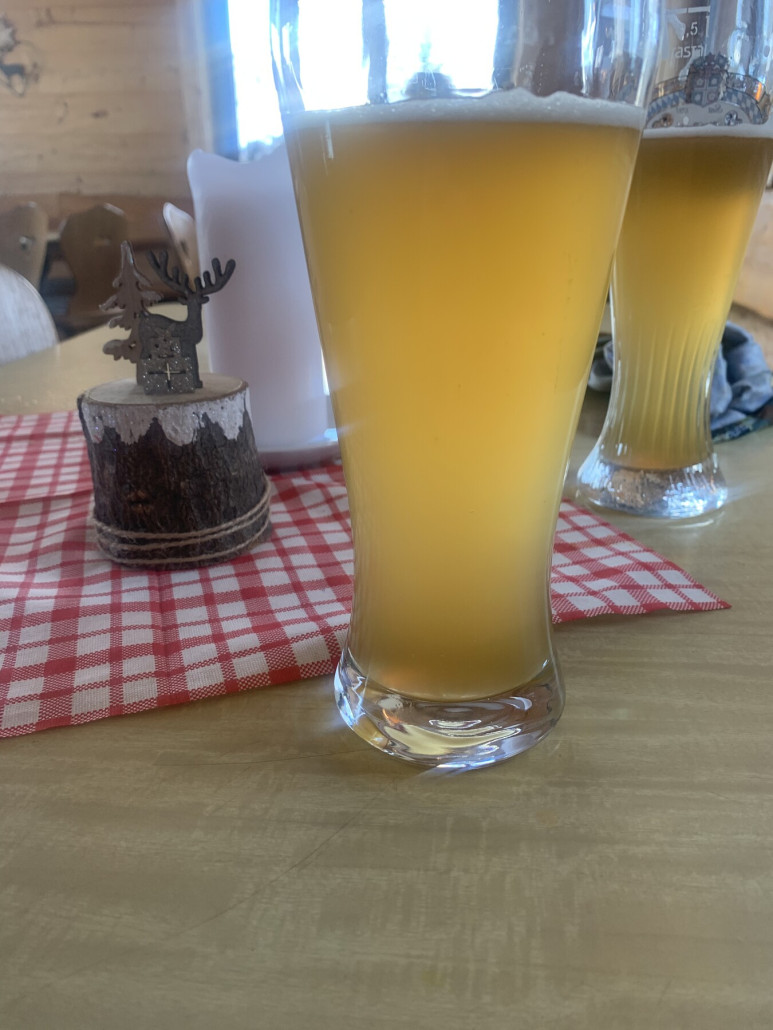 Ein paar Hefe mussten natürlich auch in der Gemündener Hütte reingeorgelt werden ;)