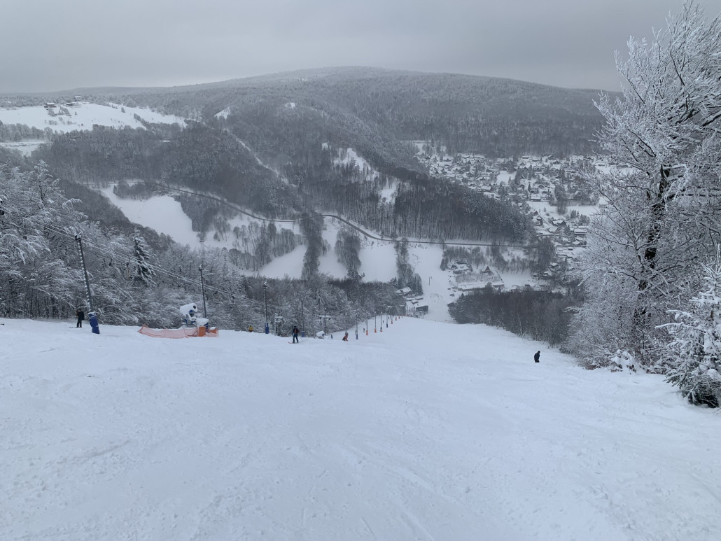 unmittelbar vorm 1. Steilhang