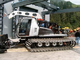 Geschicklichkeitsspiel mit einem Prinoth Everest Power W.