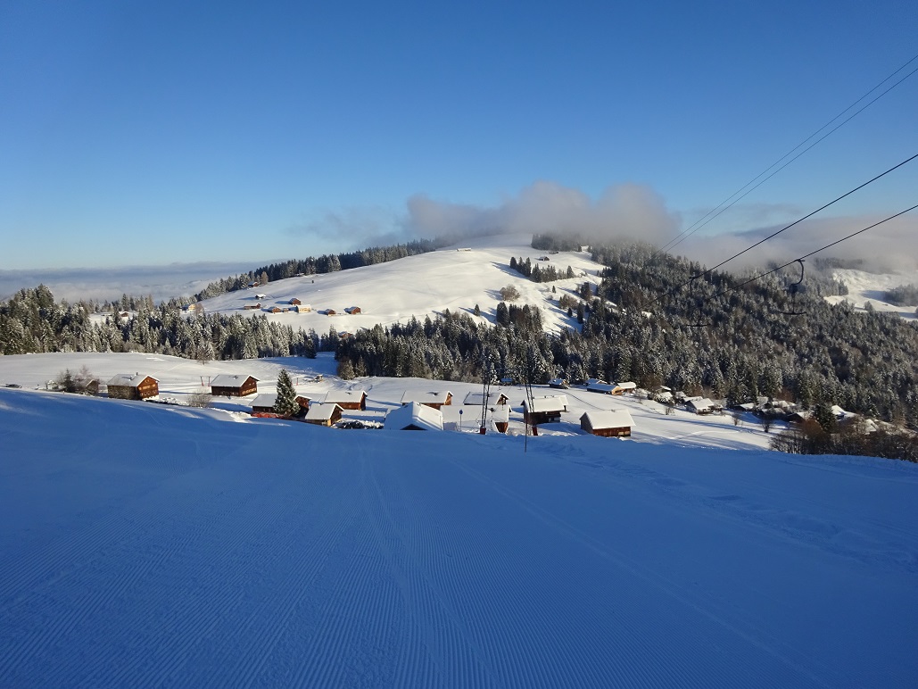 Und der Blick nach unten