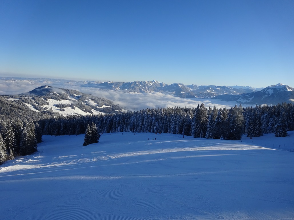 Die schön breite Seeblickabfahrt