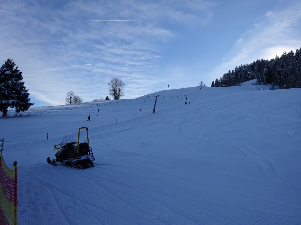 Dann der Sprung zu den Haldenliften, geparkt habe ich am Haglift wo reichlich Platz war