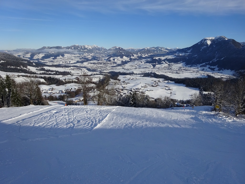 Feinstes Vintage Ski am Haldenlift