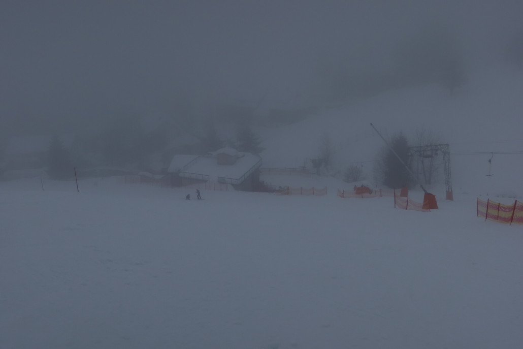 Man sieht, dass man fast nichts sieht...