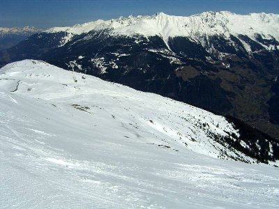 Frommesabfahrt - Rechts auch Teile der Frommes Extrem zu sehen