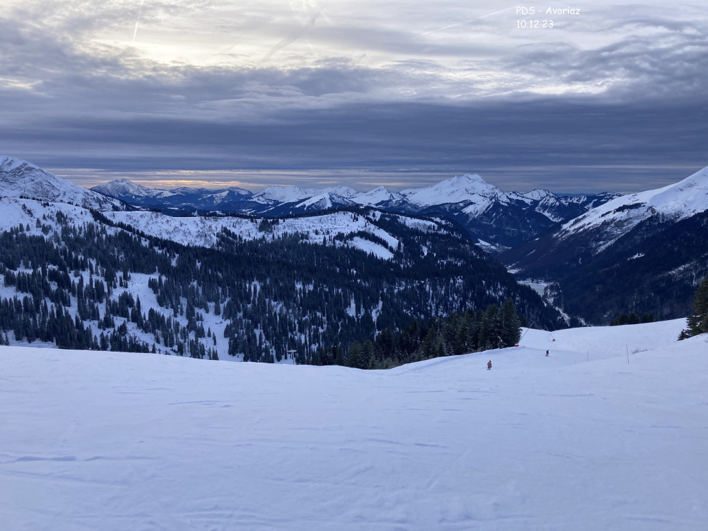 Seit Chaux Fleurie gegen 16:00 Uhr ist der Himmel wieder bewölkt