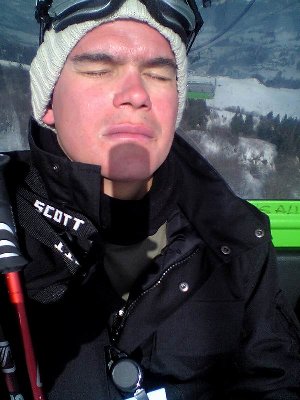 Selbstportrait beim Chillen.