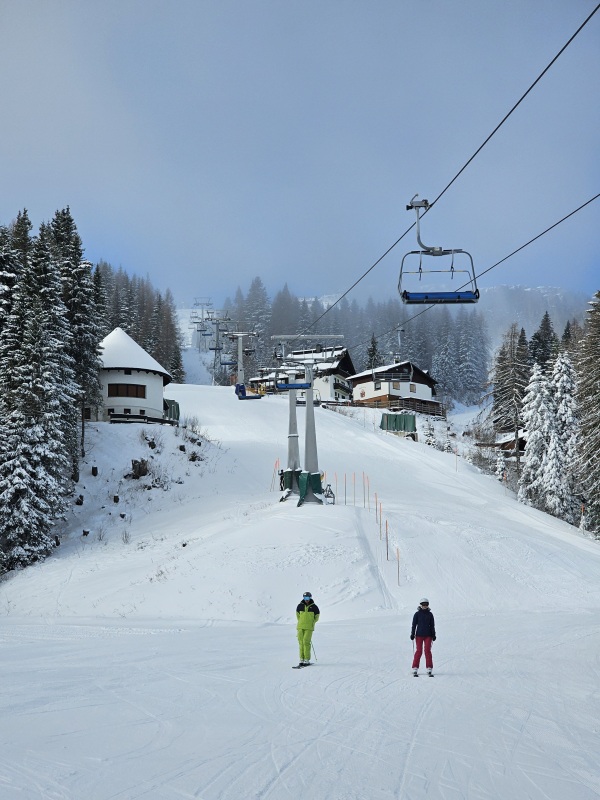 Weiter unten wurde es nebelig...