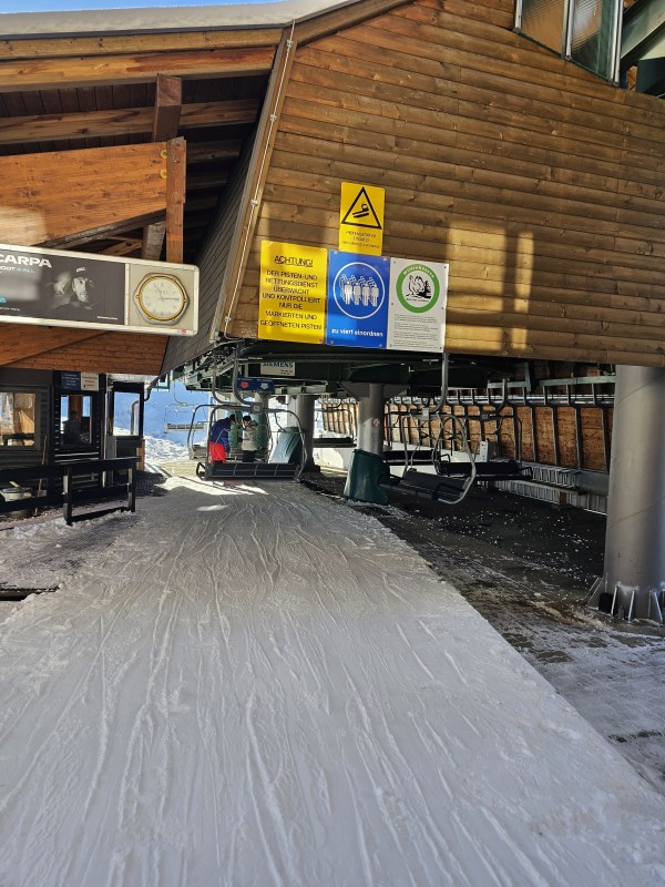 Einstieg der Sonnleitnbahn.