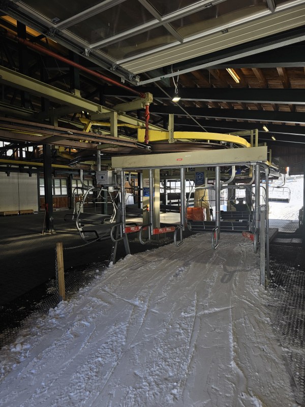 In der Talstation der Gartnerkofelbahn.