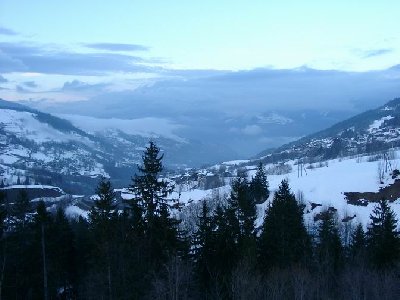 Blick ins Tal in Richtung La Charmette.