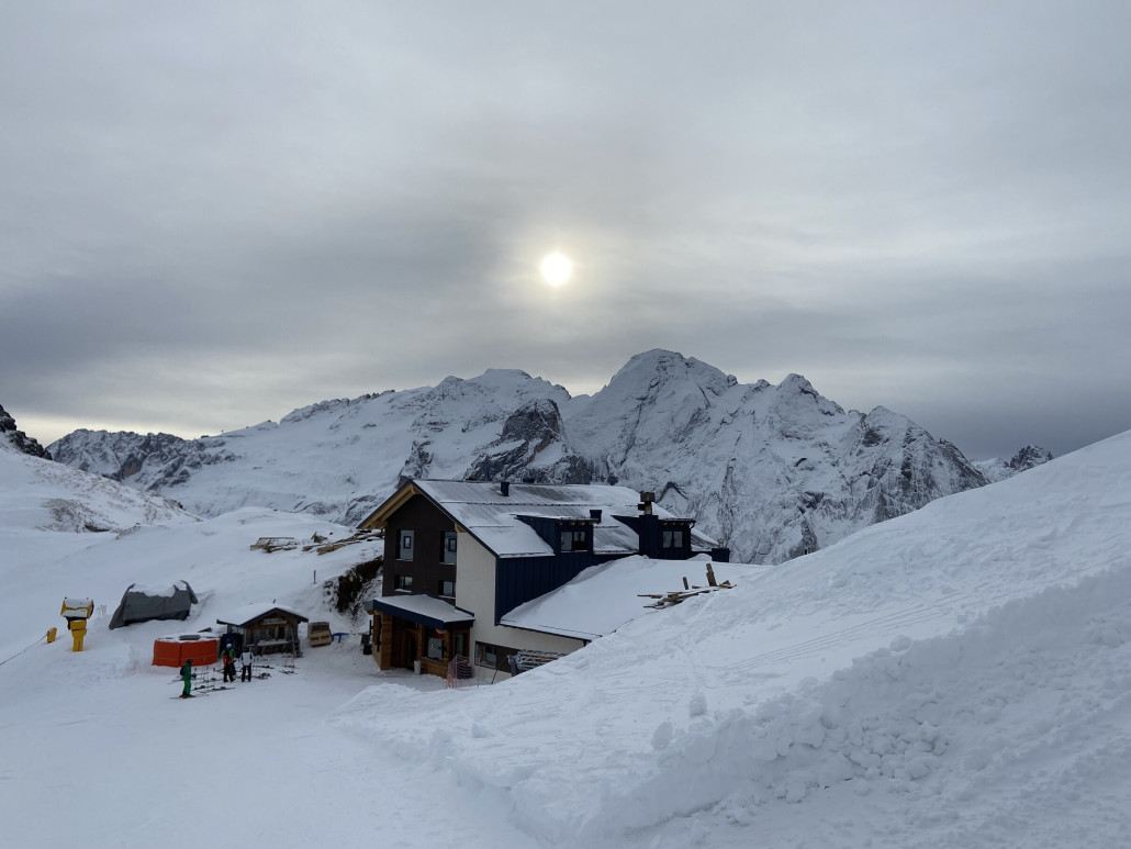 Montag hat’s etwas zugezogen, die Sicht war aber ok.