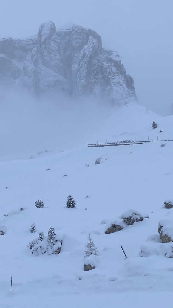 Mittwoch dann Schneefall - da muss ich nicht fahren…
