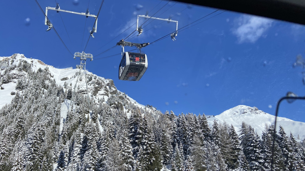 Rückfahrt Richtung Belvedere