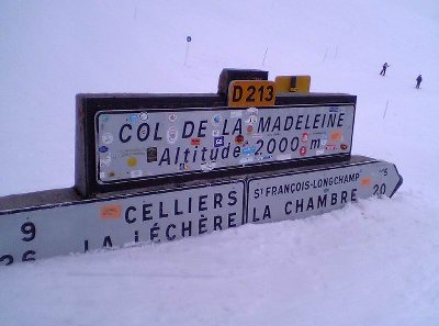 Erstmal über den Pass ...