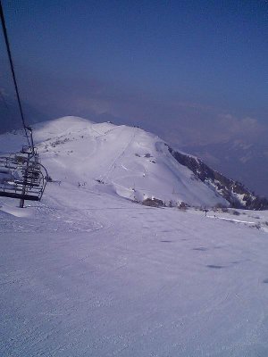 Blick zurück aus dem gleichen Lift.