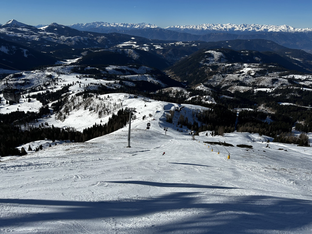 Gegen Mittag wieder am König Laurin und immer noch sehr gut.