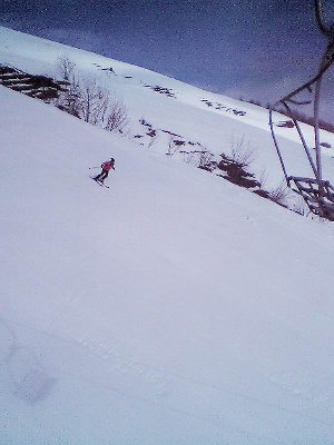 ... auf der optimalen Lanchettes-Piste drehen.