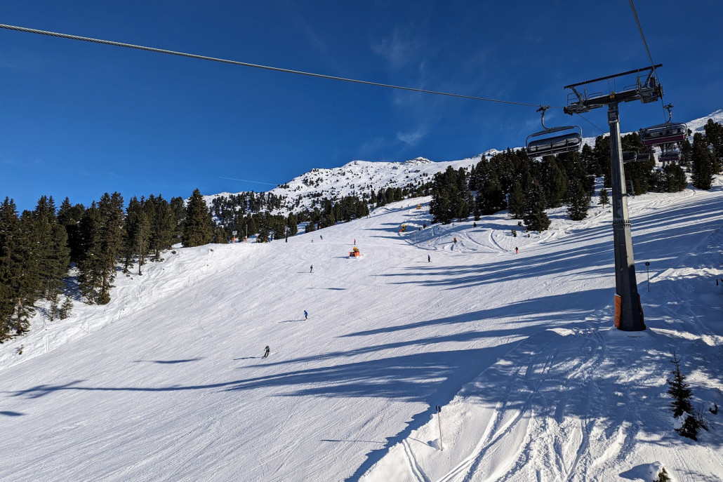 Piste im Bereich Holzalm