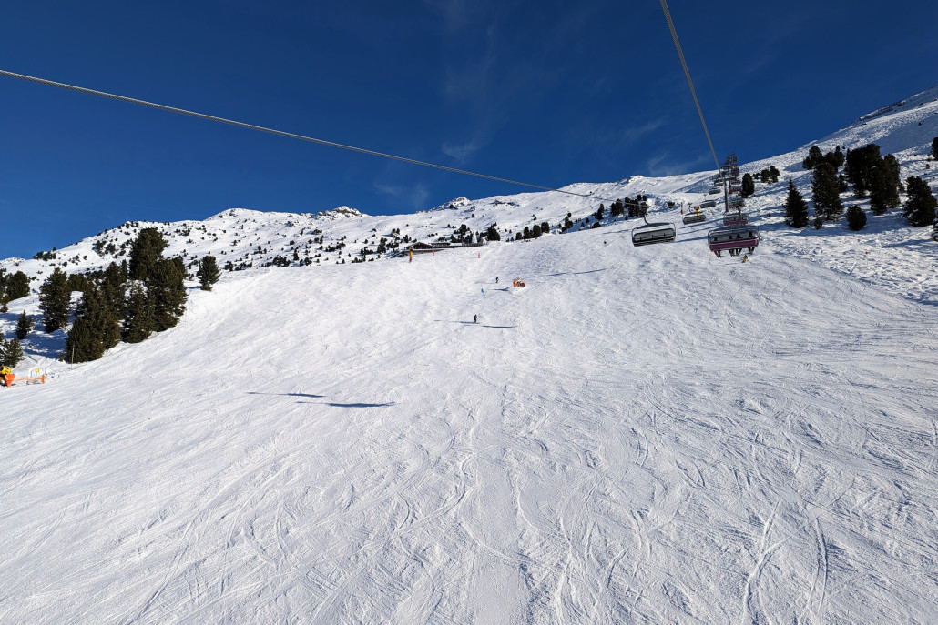 Piste im Bereich Holzalm