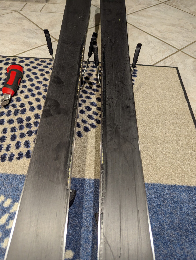 Leider gab es zwischen Sonnenhang und Ritzhagen wieder einen üblen Belagsschaden. Vom Ritzhagen zum Sonnenhang hingegen keine Probleme.